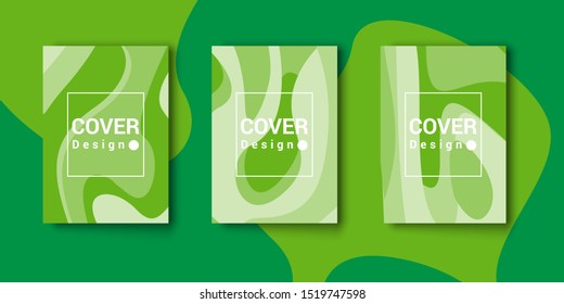 Amazing business presentation vector. Modern abstract themed cover design with geometric patterns and three color choices. Good for the cover of books, magazines, and other products