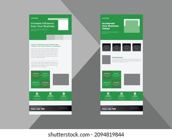 Amazing Business Vector Design for Roll up Banner, Multipurpose template DL Flyer, Trendy minimalist Roll Up, Business abstract vector template.