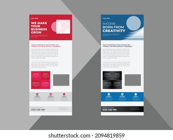 Amazing Business Vector Design for Roll up Banner, Multipurpose template DL Flyer, Trendy minimalist Roll Up, Business abstract vector template.
