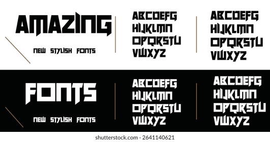 Amazing calligraphy alphabet small lettering a to z font family
