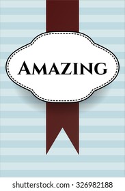 Amazing card or banner
