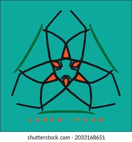 Amazing carrot line art logo, editable vector file for your brand or all of your graphic needs.