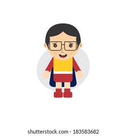 amazing cartoon superhero