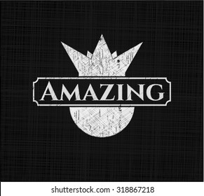 Amazing chalk emblem