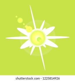 Amazing charming magic abstract object glow splash motion.