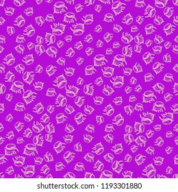 Amazing charming magical animal background nature shell multicolor seamless summer sea.