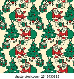 Amazing Christmas and Happy New Year Illustration Stocks