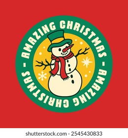 Amazing Christmas and Happy New Year Illustration Stocks