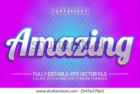 Amazing chrome font Text effect editable