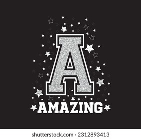 Amazing College slogan vector with love pattern illustration for kids - girl hoodie, tee - t shirt and sticker