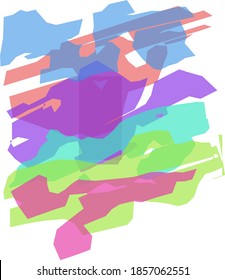 Amazing color vector abstract image.