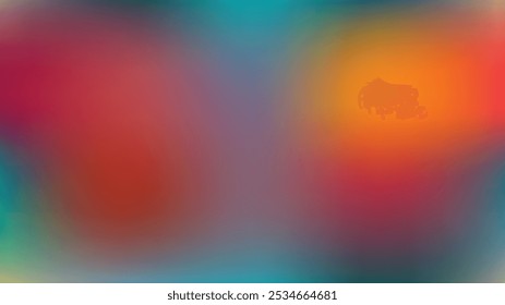 An amazing colorful gradient with a noise grain texture, suitable for flyers and posters.