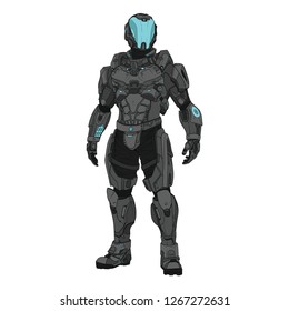Amazing colorful high detailed space suit for me