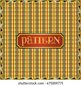 Amazing colorful repeatable pattern