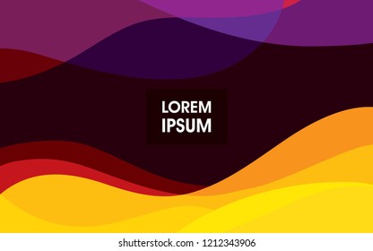 Amazing colorful shape abstract background vector illustration