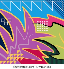 amazing colors, perfect abstract patterns, for hijabs, scarves, wrappers, etc. - Vector.