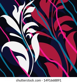 amazing colors, perfect abstract patterns, for hijabs, scarves, wrappers, etc. - Vector.