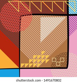 amazing colors, perfect abstract patterns, for hijabs, scarves, wrappers, etc. - Vector.