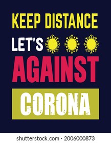 Amazing corona virus vector t-shirt