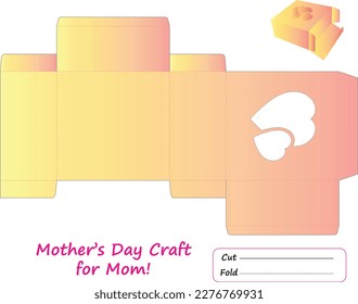 An amazing craft for Mother’s Day for kids Print, cut, and fold this craft for your lovely Mom.
Have a great Mother’s Day!