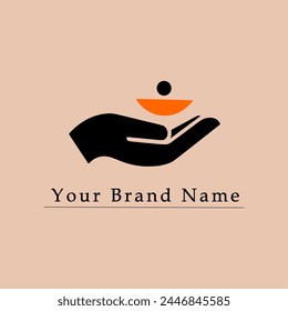 Increíble creatividad Black Hands Logo diseño ilustración Diseño gráfico Plantilla profesional para su empresa y marca.