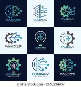 Amazing Creative Technology Logo Collection, Premium Quality And Free Vector And Colourful Logo Design.