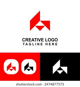 Amazing custom logo vector. Logo for software, manufacturing, company sign or other business. Concept A