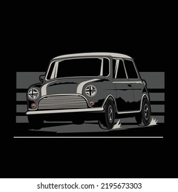 Amazing design and illustration racing car, vector concept car, design for t-shirt and merchandise