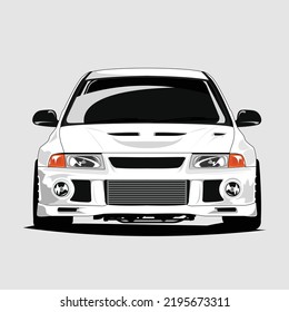 Amazing design and illustration racing car, vector concept car, design for t-shirt and merchandise