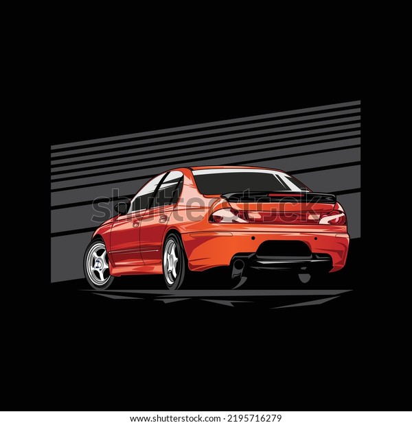 Amazing design and illustration\
racing car, vector concept car, design for t-shirt and\
merchandise