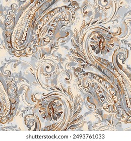 amazing design  pattern on a beige background ,Seamless surface pattern design for printing 