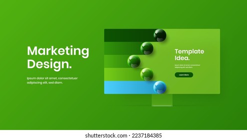 Amazing display mockup site screen template. Unique website vector design layout.