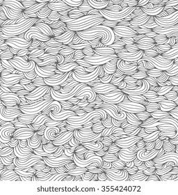 Amazing doodle art pattern. Creative bohemia concept for tattoo, invitation, card, ticket, branding, label. Poster, banner, web and mobile template. Black and white. Coloring book page for adult