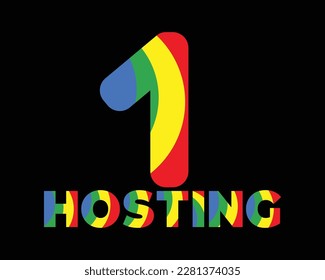 Sorprendente diseño de logotipo de alojamiento editable