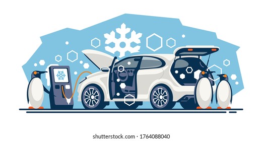 Amazing Employees Of The Car Maintenance Station Check The Serviceability Of The Car Cabin Air Conditioning System And Refill It With Refrigerant.