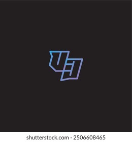 amazing esport style VJ monogram logo design letter dinamyc line gaming concept