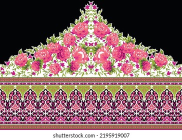 The Amazing fabric Abstract Background, Halftone flowers bouquet, Floral illustration, Leaf and buds, Botanic composition abstract background for greeting card and textile print - Illustration