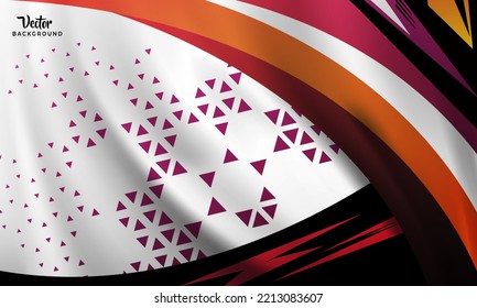 Amazing and fantastic modern geometric background vector