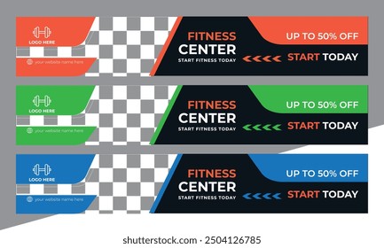 Amazing Fitness Body Gym | Business LinkedIn Social Media Cover | Web Banner Timeline Template Design

