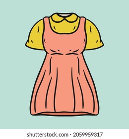 Amazing flat dress icon, editable vector file for all of your graphic needs