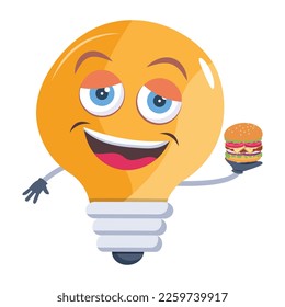 Amazing flat vector of food idea 