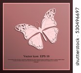 Amazing fly butterfly. Vector. Creative bohemia concept for wedding invitations, cards, tickets, congratulations, branding, logo, label. 