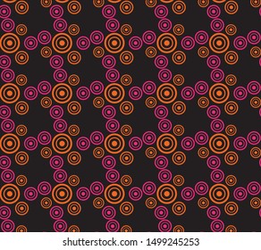 Amazing geometric creative design for textile and background