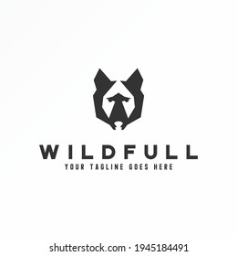 Amazing Geometric fox head image graphic icon logo design abstract concept vector stock. Can be used as a symbol related to animal or vicious