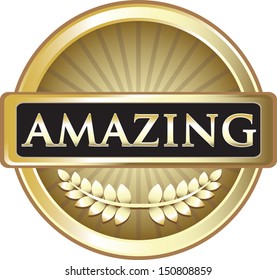 Amazing Gold Award Medal