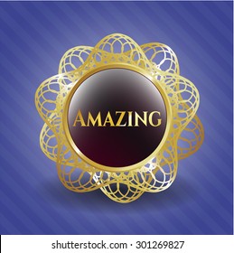 Amazing gold badge