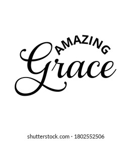 Amazing Grace Typography vector T shirt design