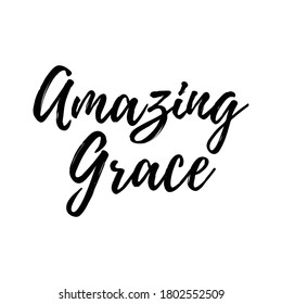 Amazing Grace Typography vector T shirt design