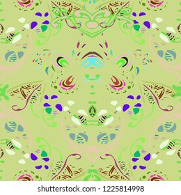 Amazing gradient multicolor abstract background pattern seamless.