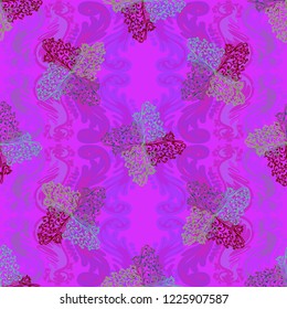 Amazing gradient multicolor abstract background pattern seamless.
